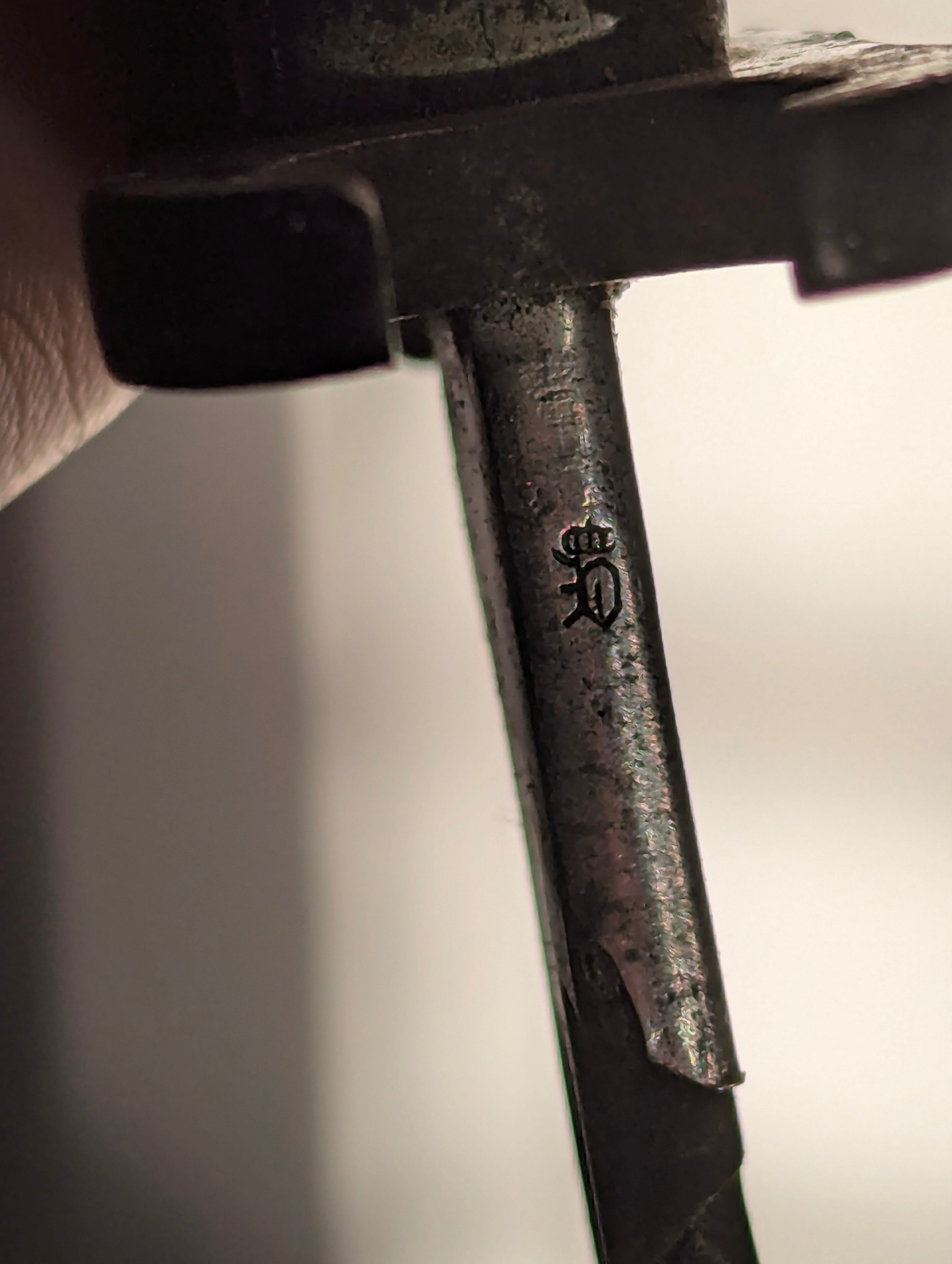 Imperial German Pioneer Marked EB42 Ersatz Sawback 98/05 Bayonet