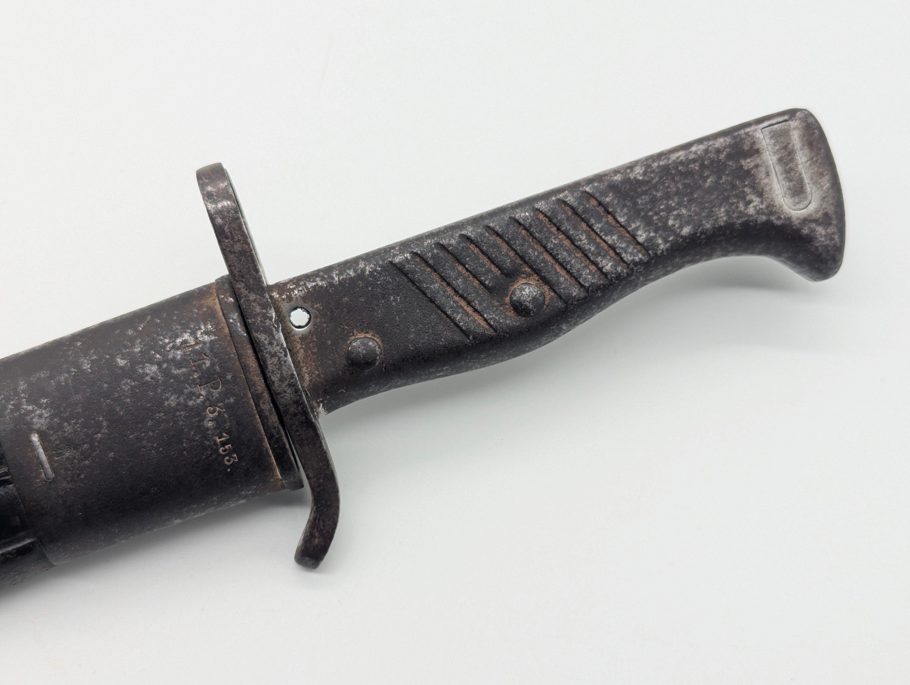 Imperial German Pioneer Marked EB42 Ersatz Sawback 98/05 Bayonet