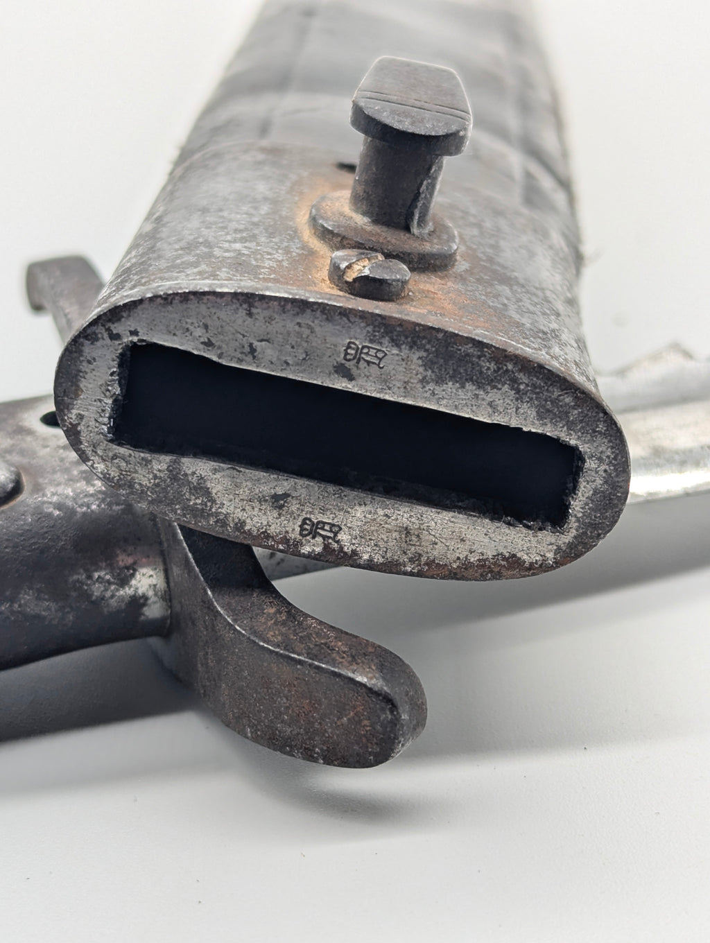 Imperial German Pioneer Marked EB42 Ersatz Sawback 98/05 Bayonet